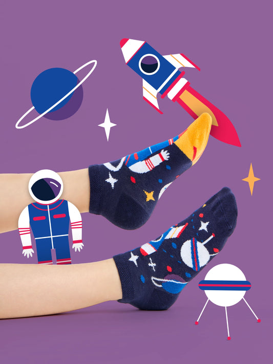 Ankel Sokker Barn Astronaut - Leknesokker.no