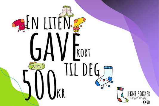 Leknesokker.no Gavekort - Leknesokker.no