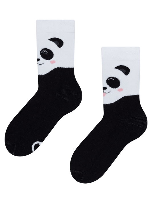 Varme Sokker Barn Glad Panda - Leknesokker.no